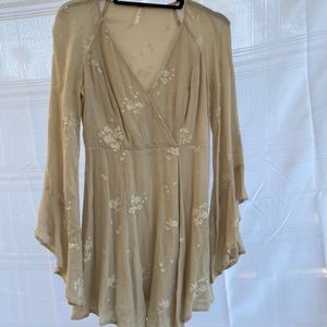 Free People flowy floral dress